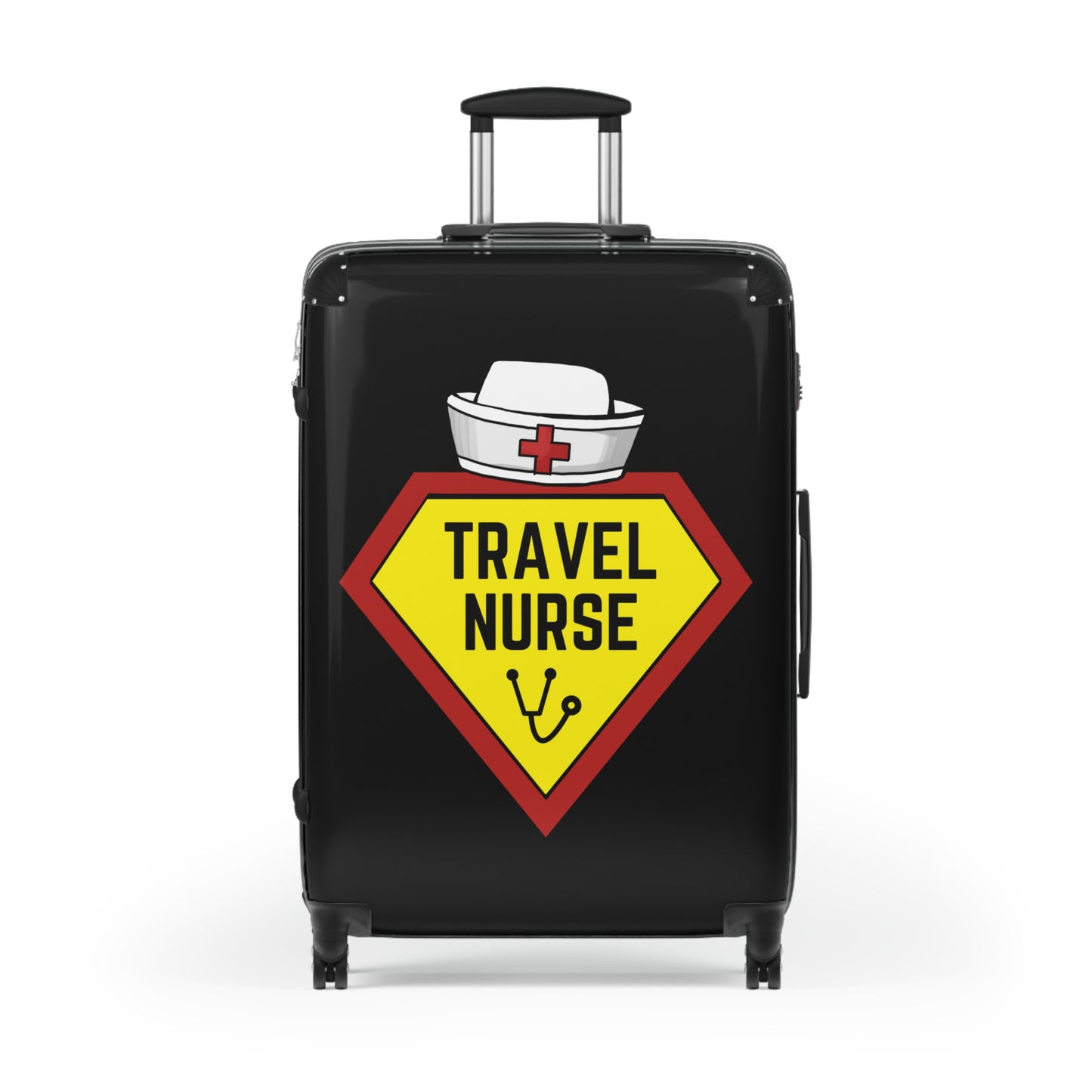 Travel Nurse Suitcase - Black