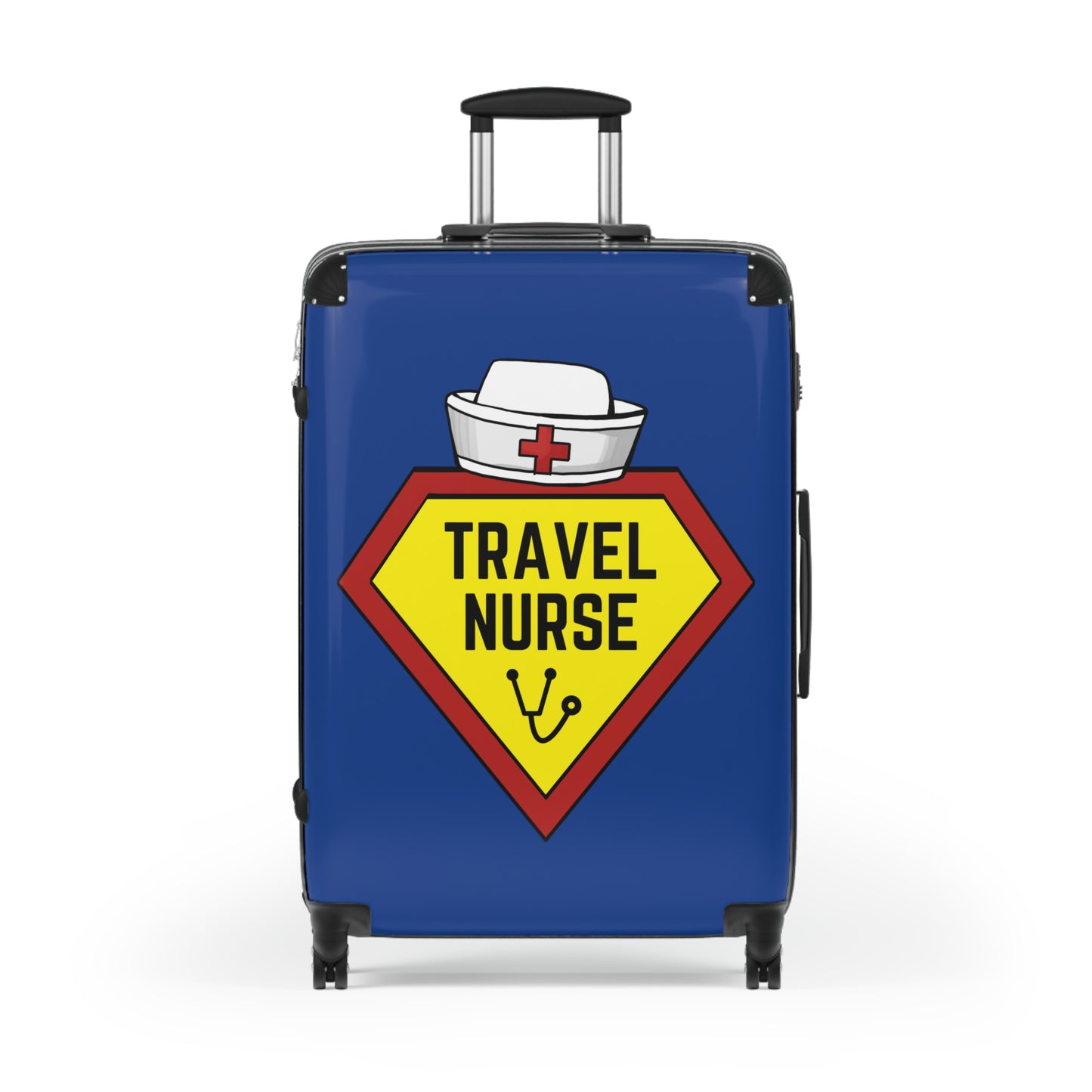 Travel Nurse Suitcase - Dark Blue