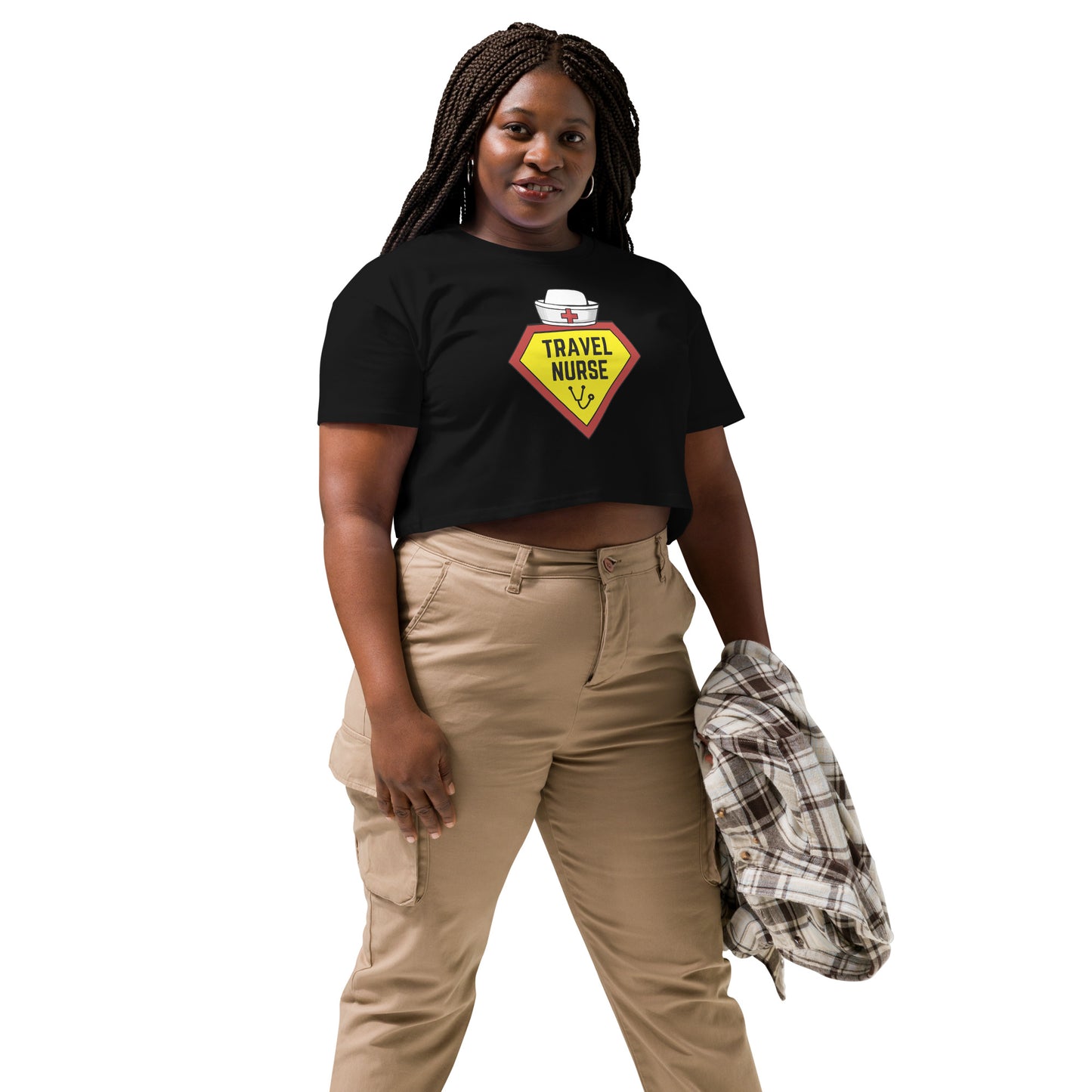 Travel Nurse Hero Women’s crop top