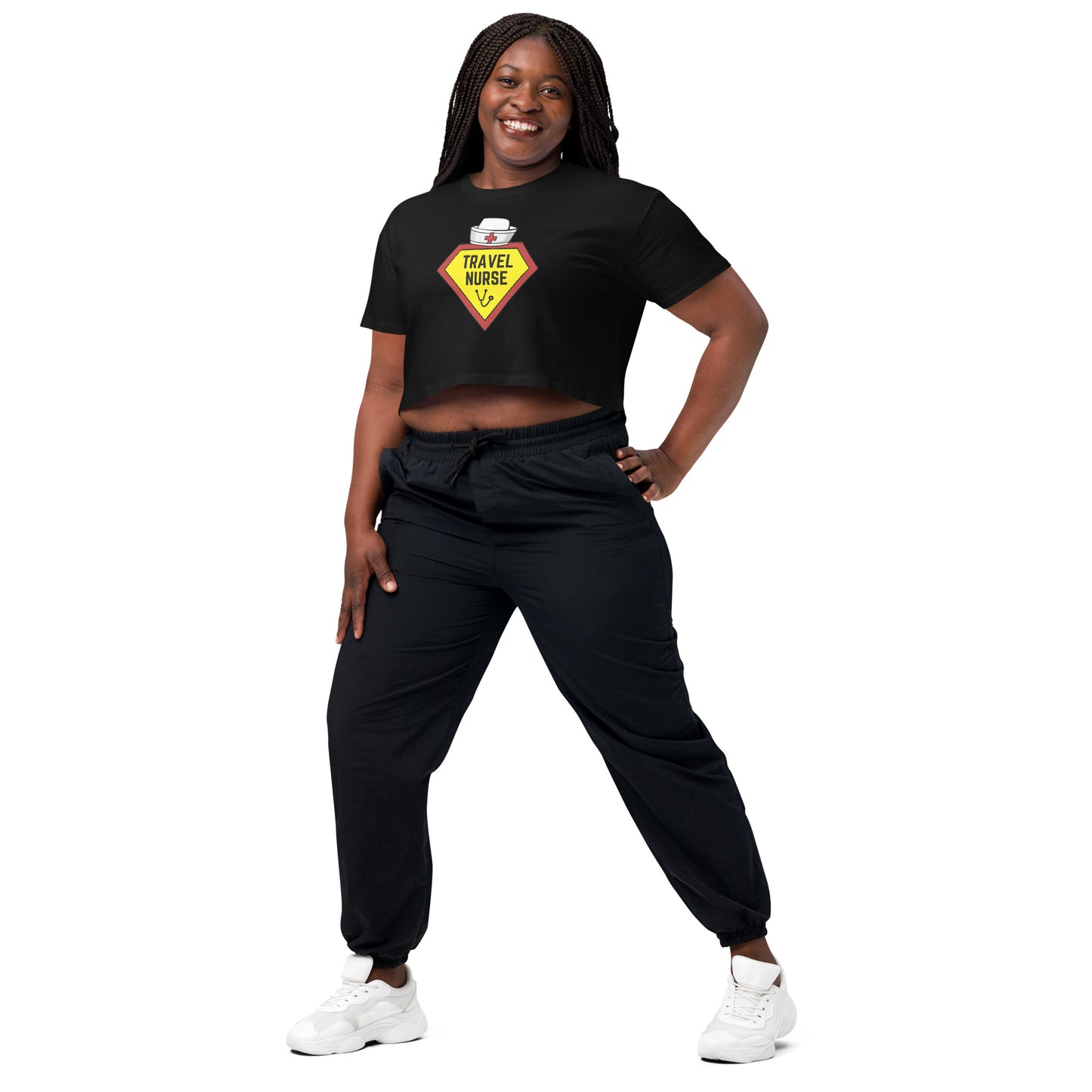 Travel Nurse Hero Women’s crop top