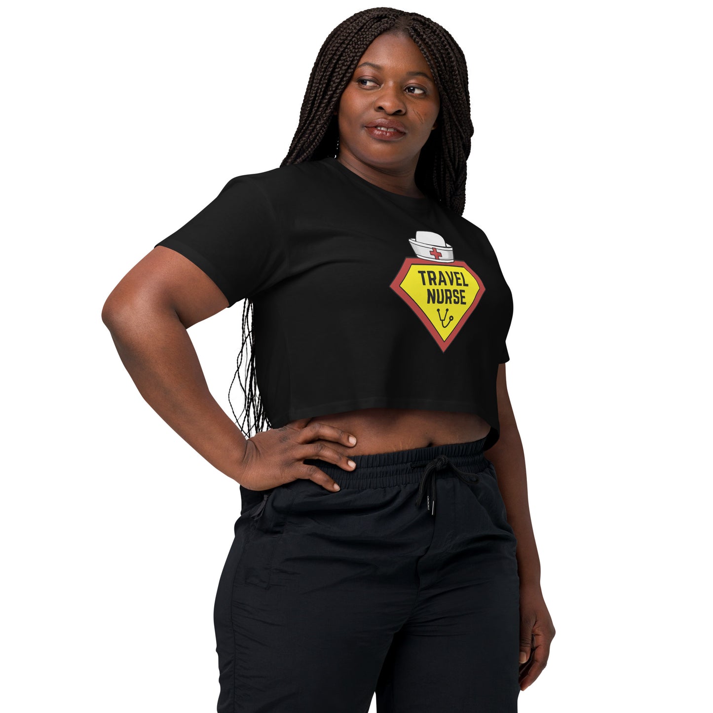 Travel Nurse Hero Women’s crop top