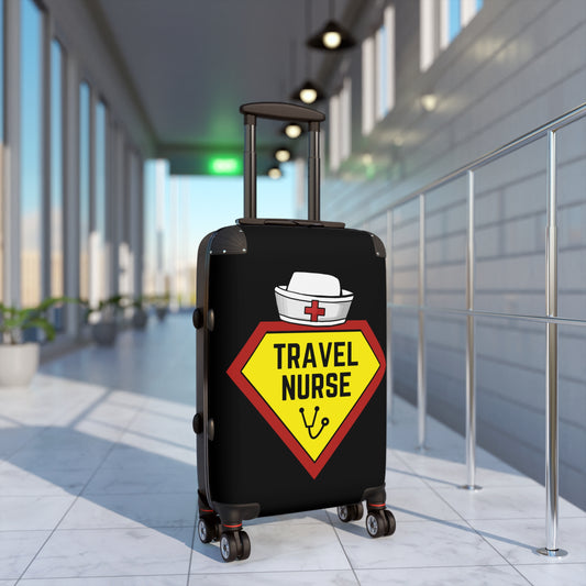 Travel Nurse Suitcase - Black