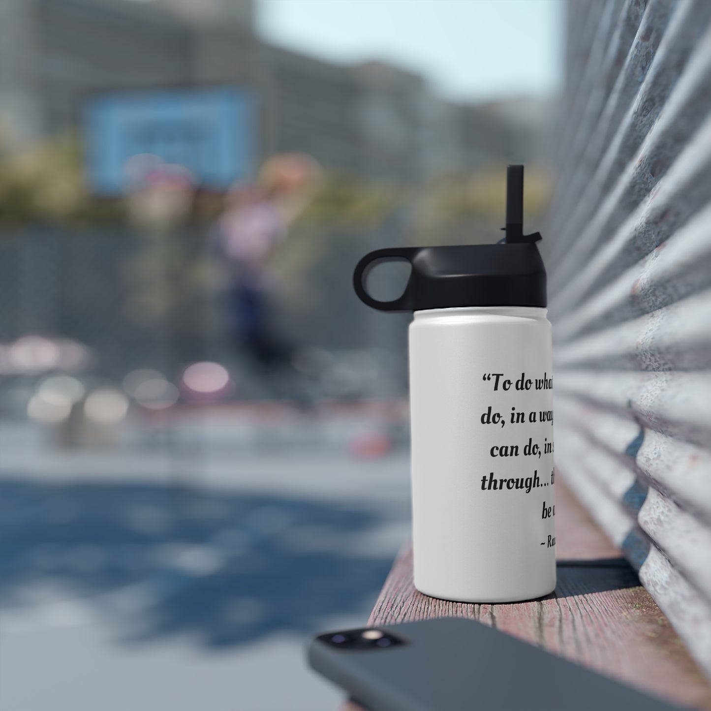 Nurse Inspiration - To do what nobody else will do - Stainless Steel Water Bottle, Standard Lid