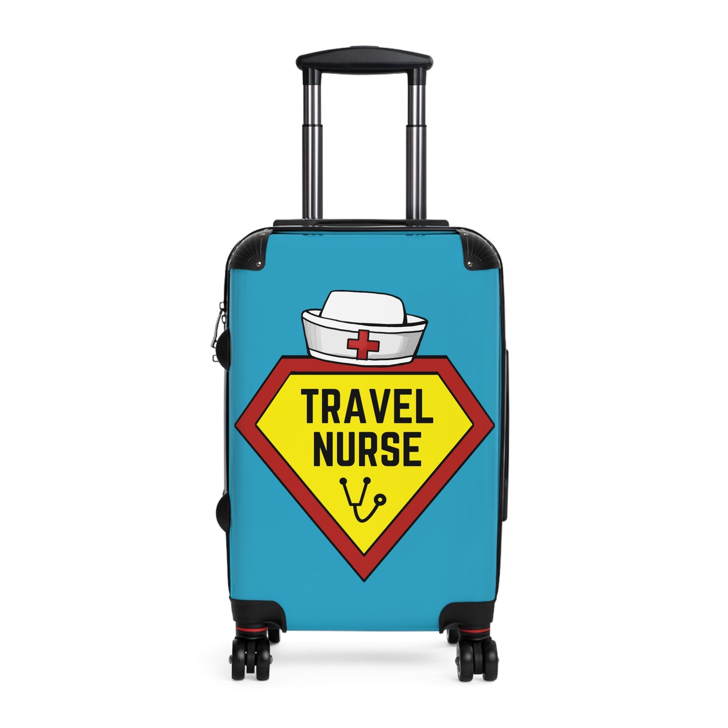 Travel Nurse Suitcase - Turquoise