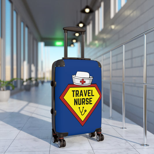 Travel Nurse Suitcase - Dark Blue
