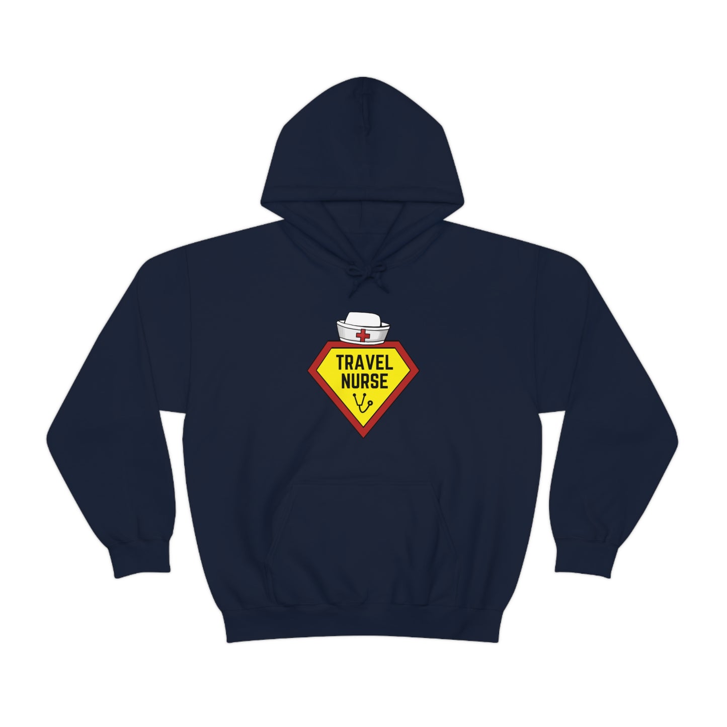 Travel Nurse Hero Unisex Heavy Blend™ Hooded Sweatshirt