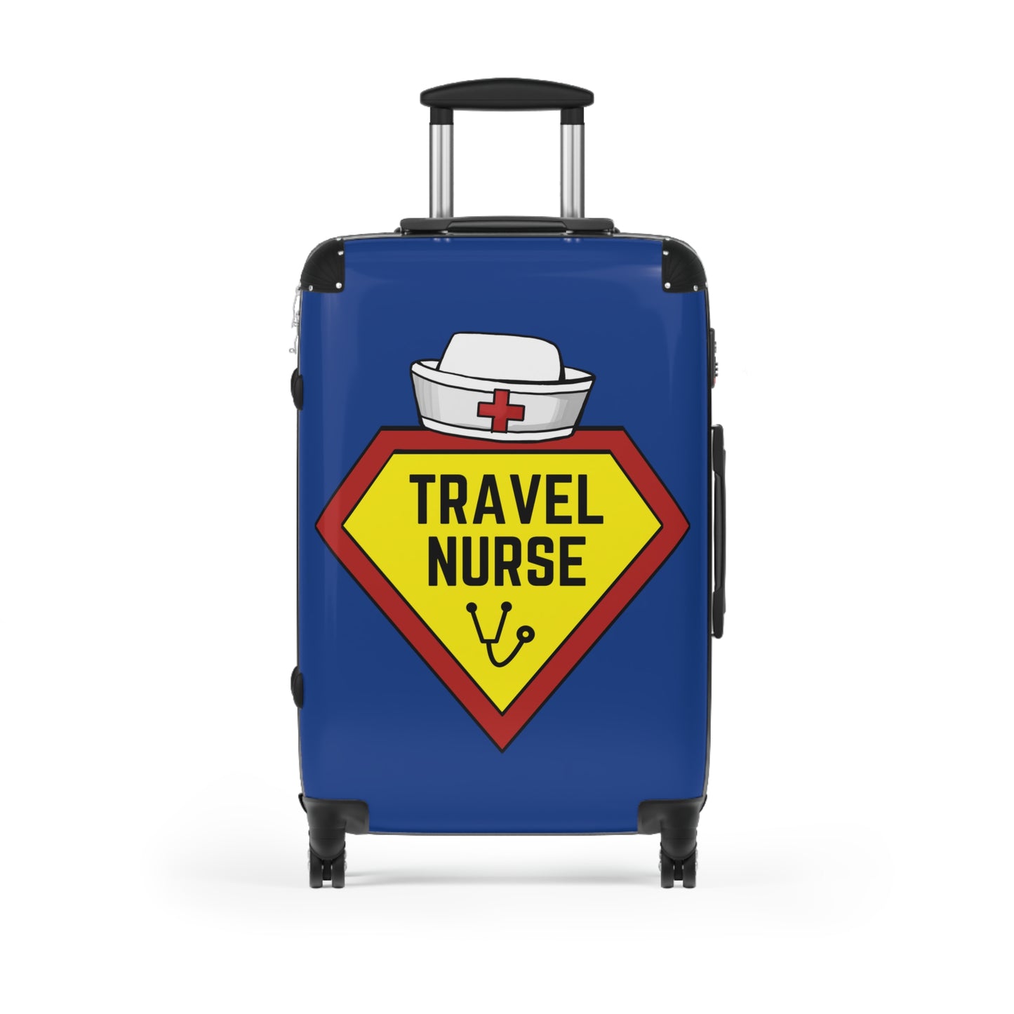 Travel Nurse Suitcase - Dark Blue