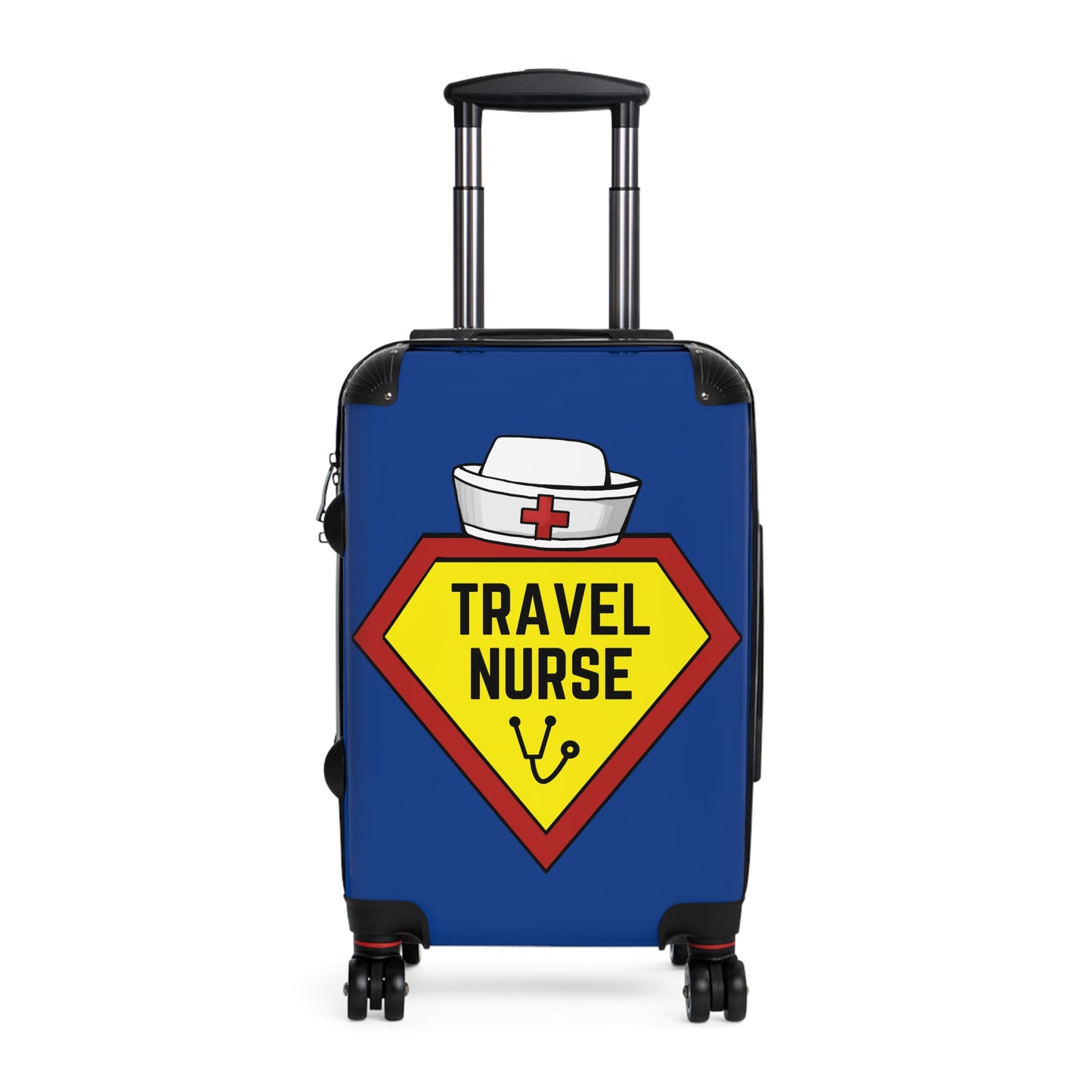 Travel Nurse Suitcase - Dark Blue