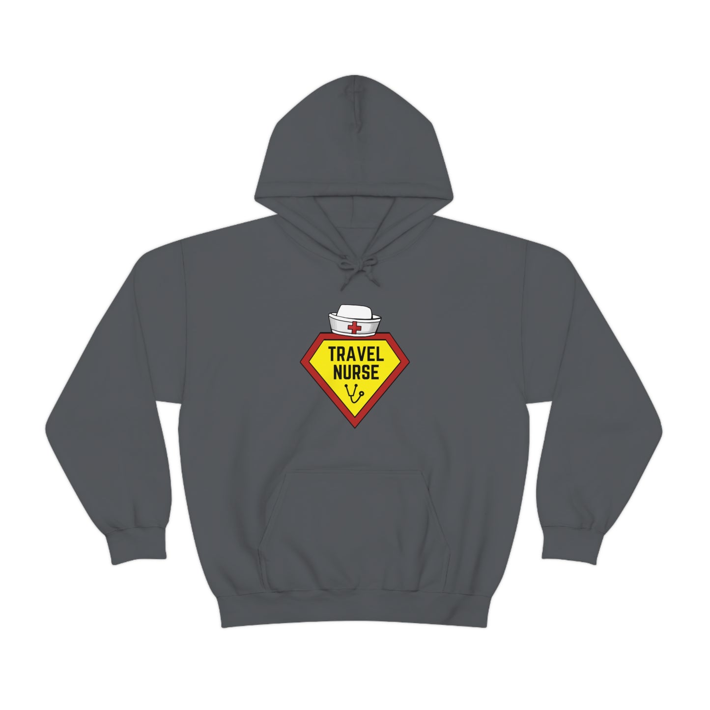 Travel Nurse Hero Unisex Heavy Blend™ Hooded Sweatshirt