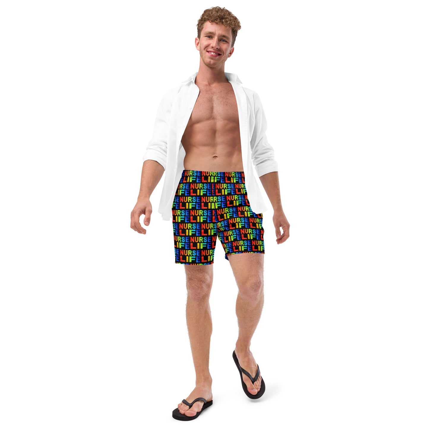 Nurse Life Men's swim trunks