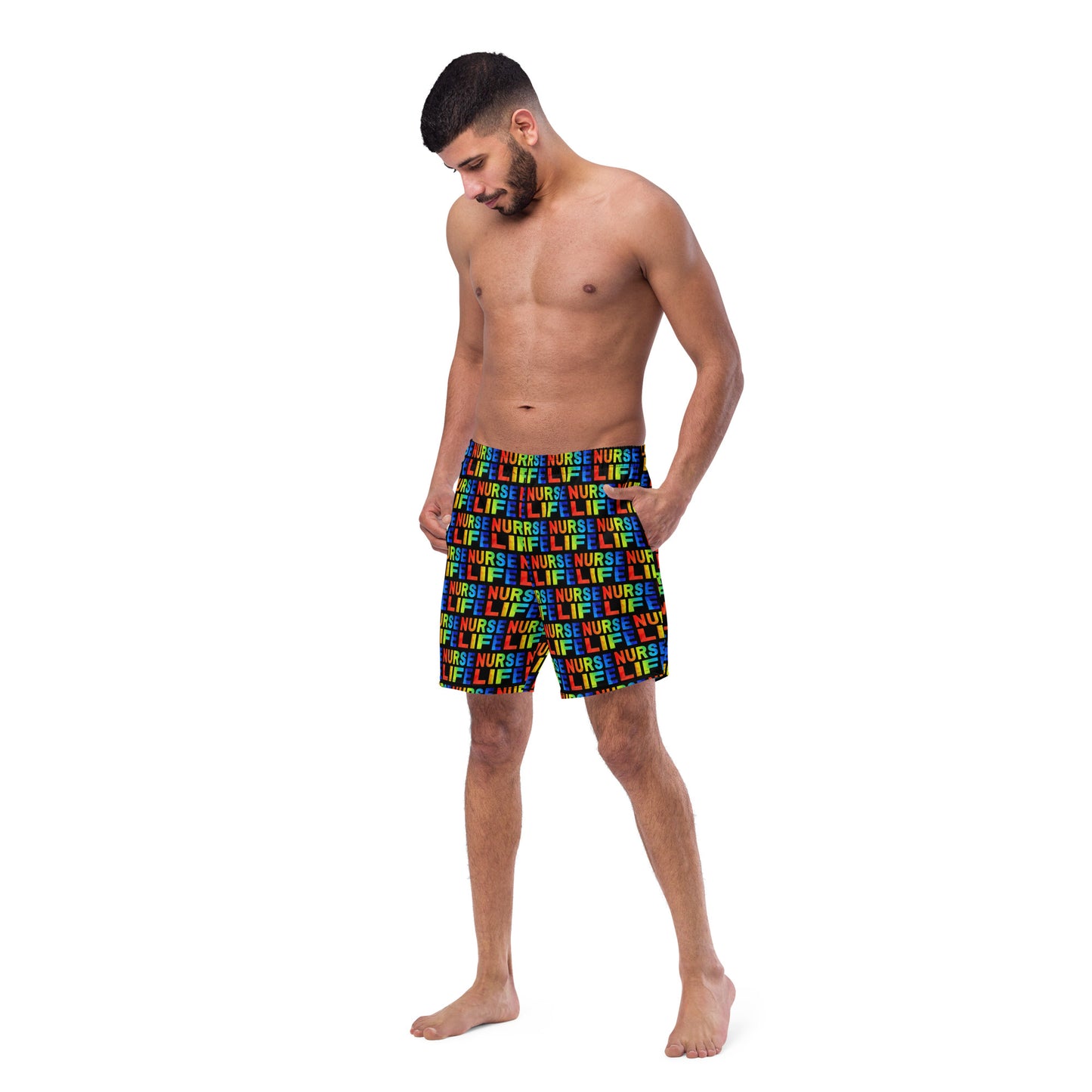 Nurse Life Men's swim trunks