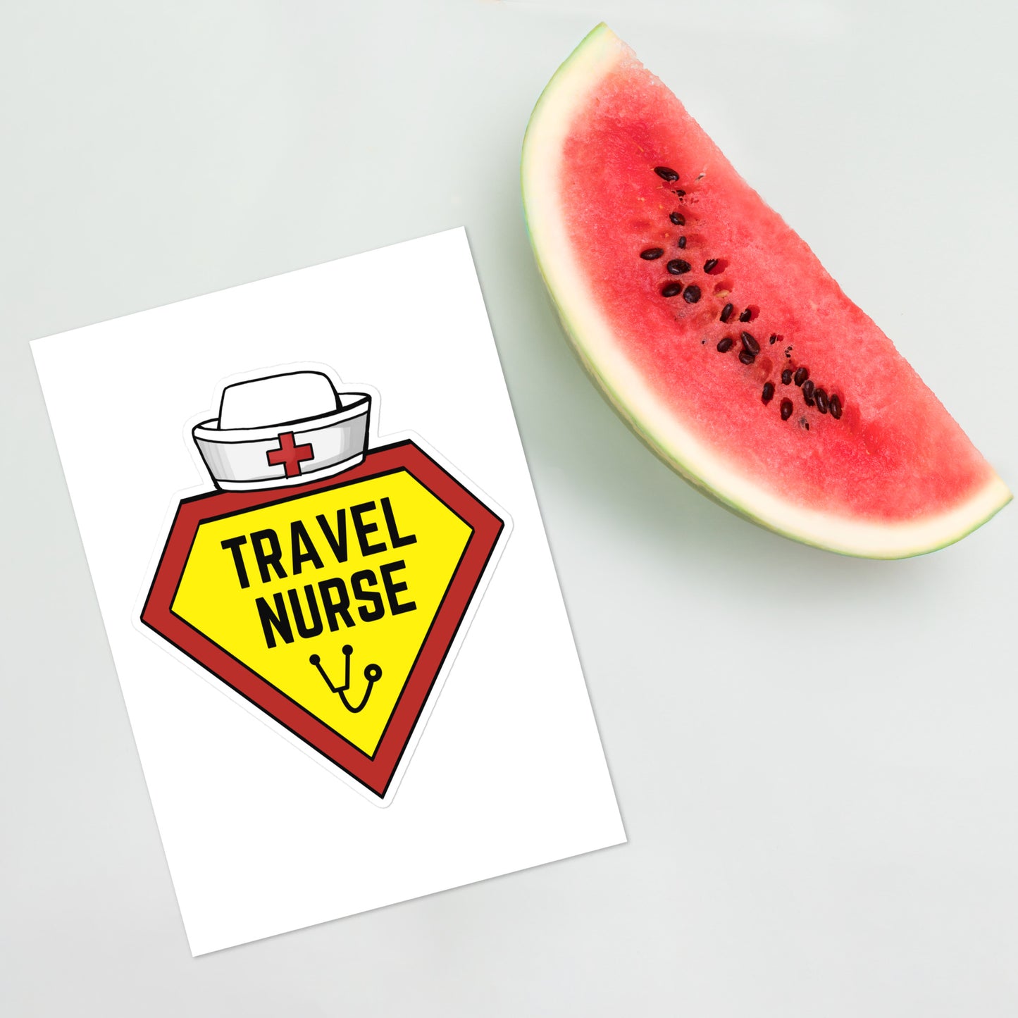 Travel Nurse Hero Sticker sheet