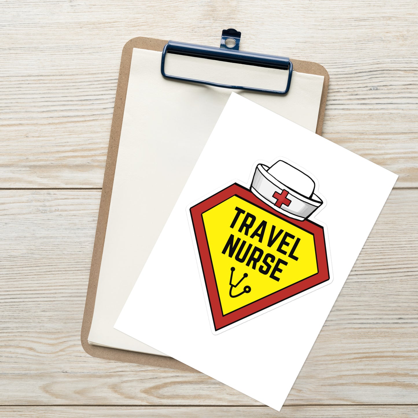 Travel Nurse Hero Sticker sheet