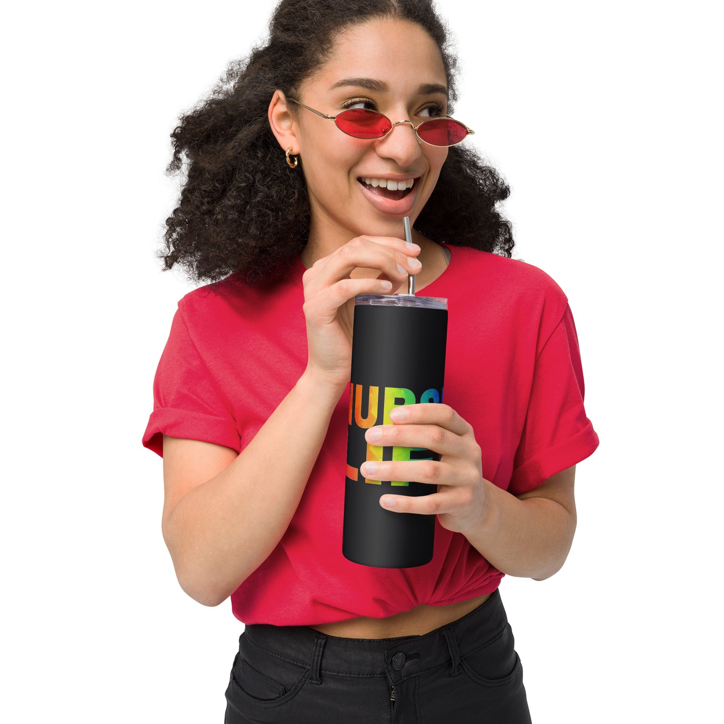 Nurse Life Stainless steel tumbler