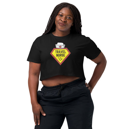 Travel Nurse Hero Women’s crop top