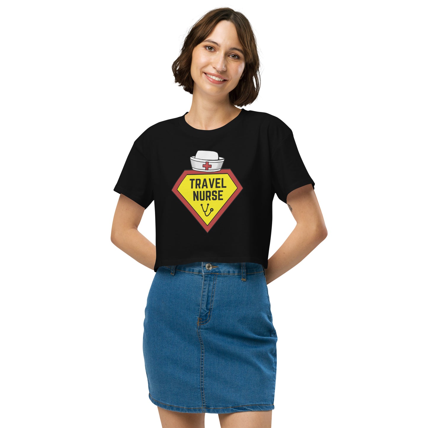 Travel Nurse Hero Women’s crop top